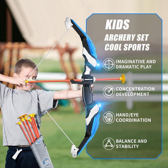 Bennol 2 - Pack Bow and Arrow for Kids 8-12, Kids Archery Set Toys - Picture 7 of 8